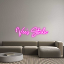 Custom Neon: Vee's Studio