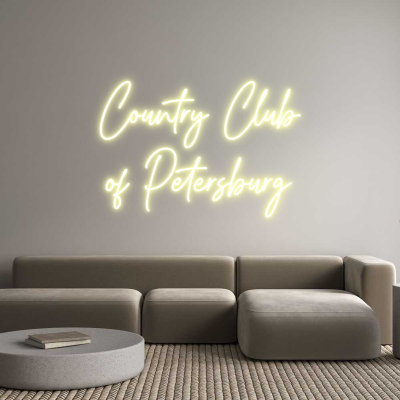 Custom Neon: Country Club
...