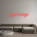 Custom Neon: Cigar Lounge
