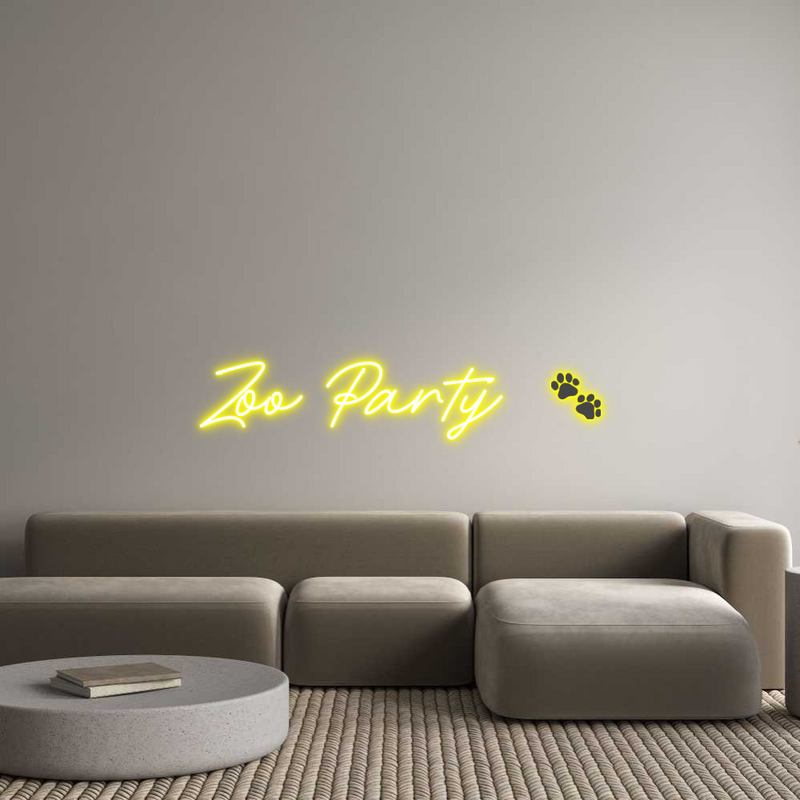 Custom Neon: 
Zoo Party  ...