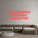 Custom Neon: Sanam’ Eyebro...