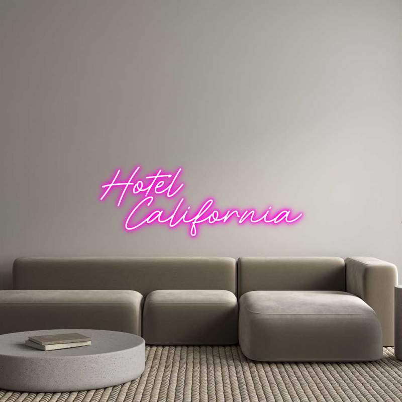 Custom Neon: Hotel 
  Cal...