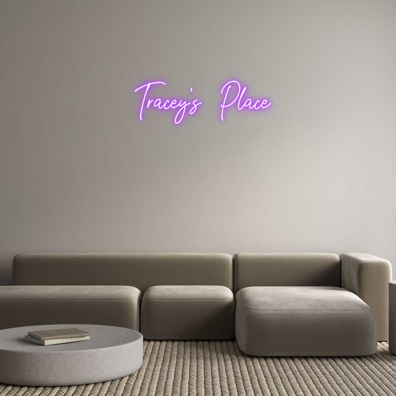 Custom Neon:  Tracey’s  Pl...