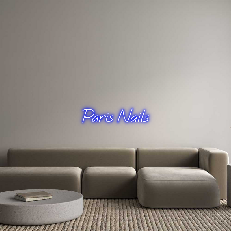 Custom Neon: Paris Nails