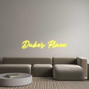 Custom Neon: Duke's Place