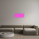 Custom Neon: OPEN