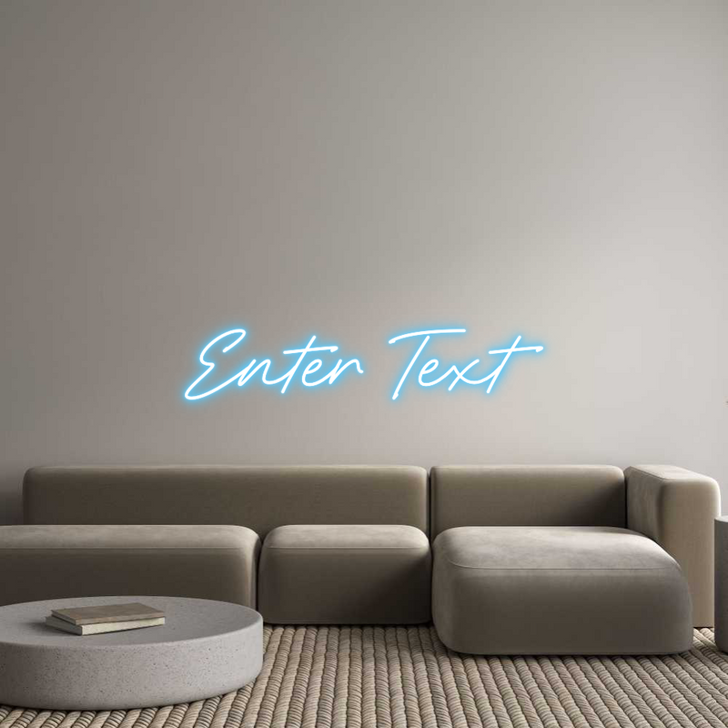 Custom Neon: Enter Text