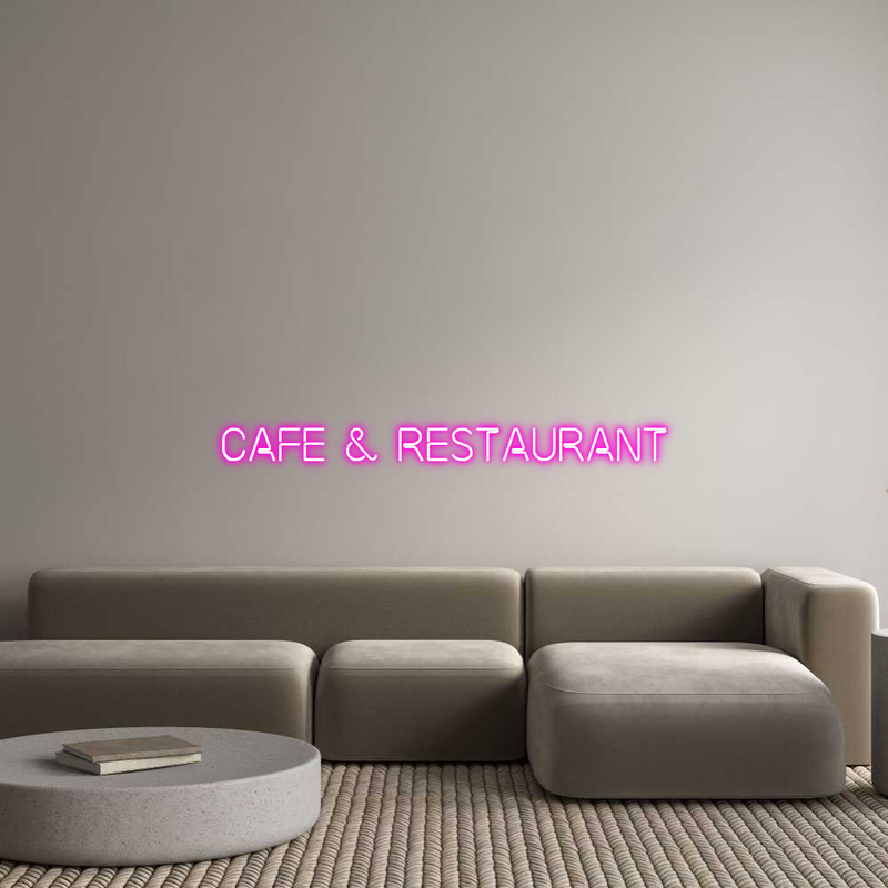 Custom Neon: CAFE & RESTAU...