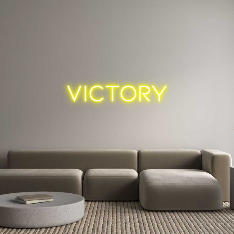 Custom Neon: VICTORY