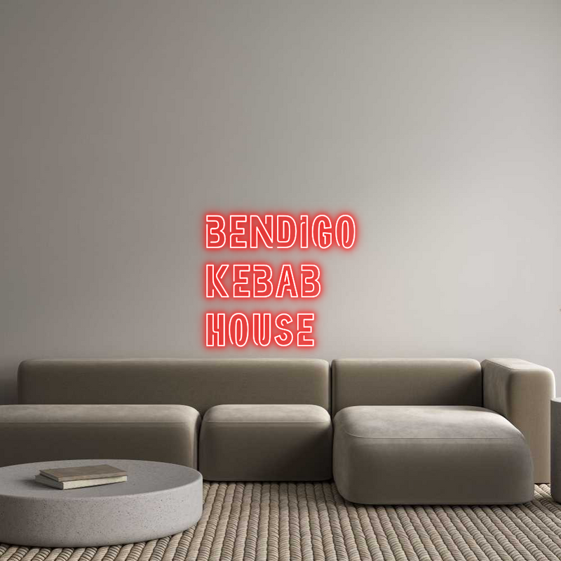Custom Neon: BENDIGO 
KEB...