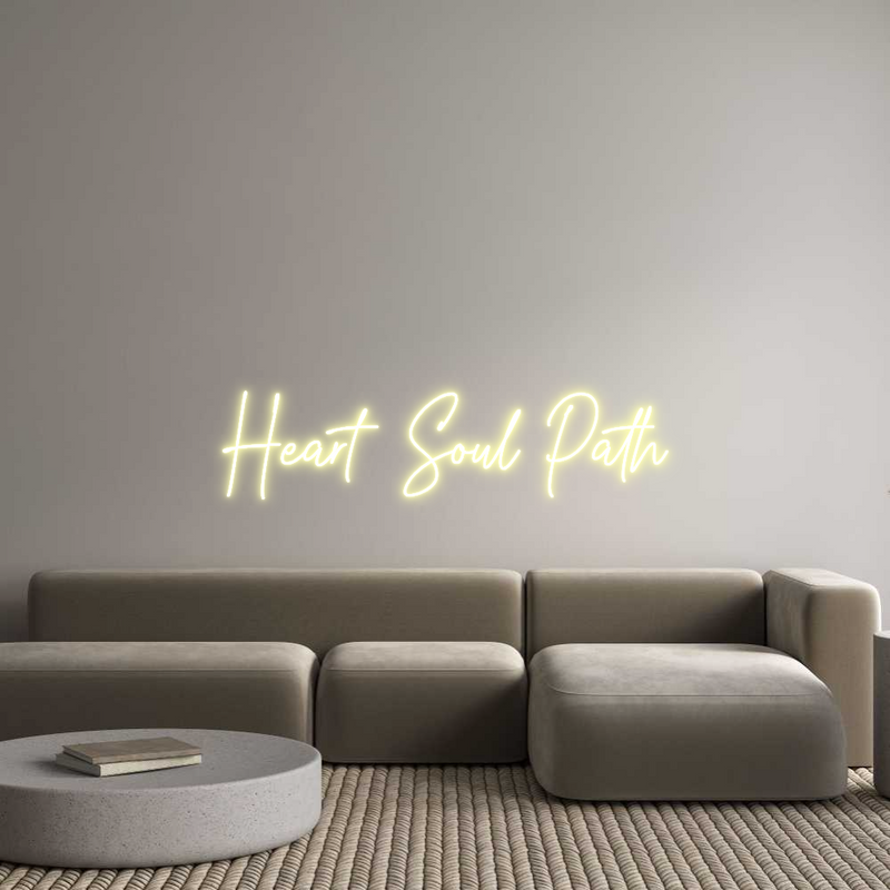 Custom Neon: Heart Soul Path