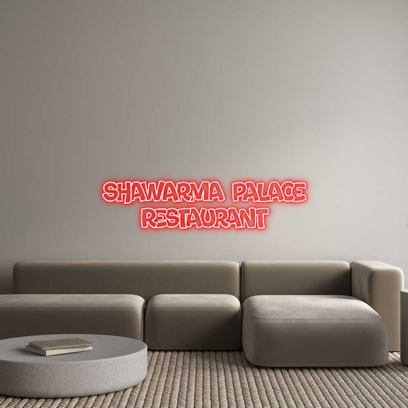 Custom Neon: Shawarma pala...