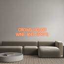 Custom Neon: Crown liquor ...