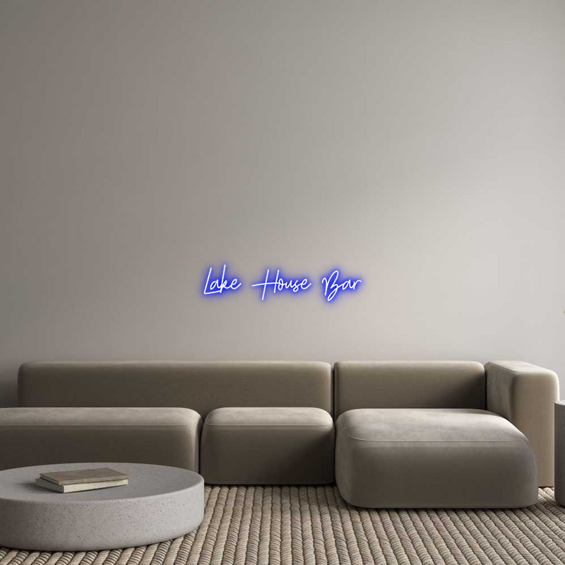 Custom Neon: Lake House Bar