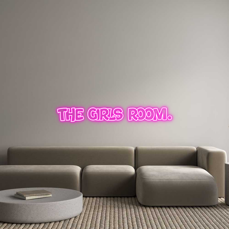 Custom Neon: The Girls Room.
