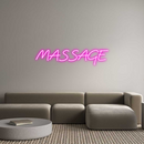 Custom Neon: MASSAGE