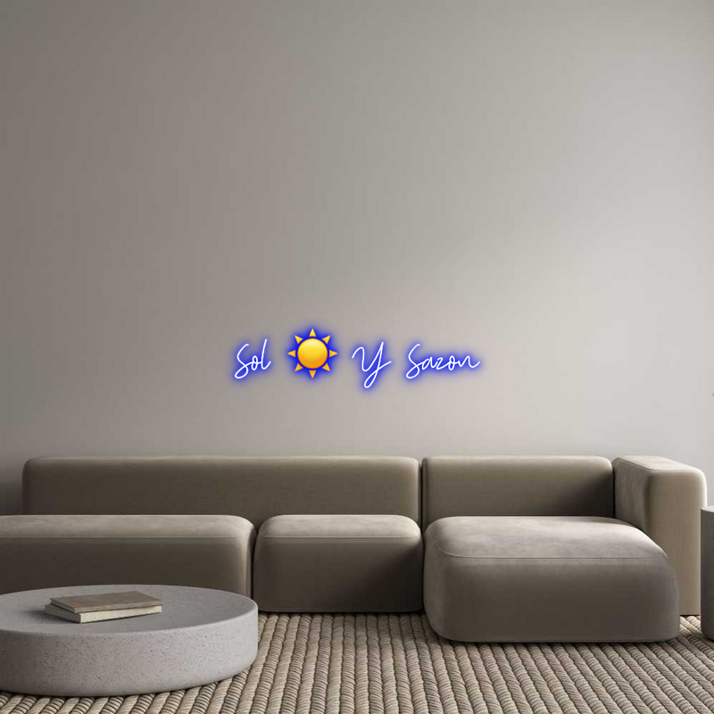 Custom Neon: Sol ☀️ Y Sazon