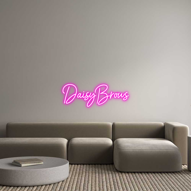 Custom Neon: DaisyBrows