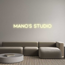 Custom Neon: MANO’S STUDIO