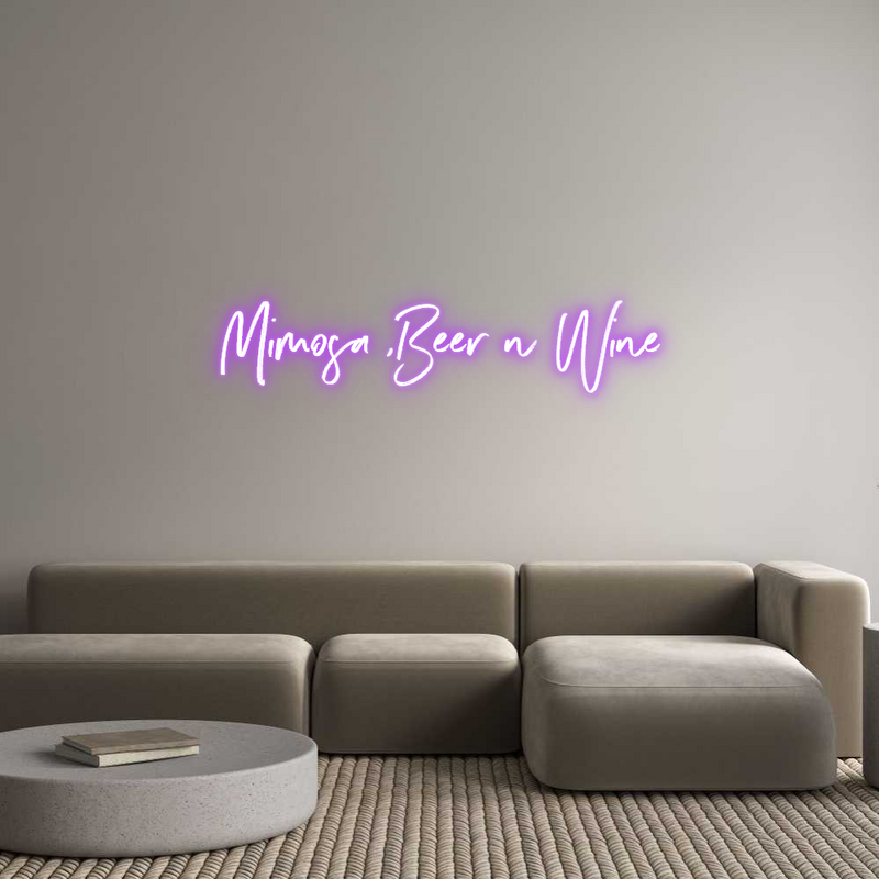 Custom Neon: Mimosa ,Beer ...