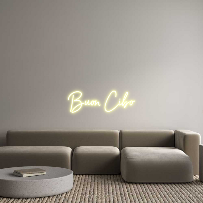 Custom Neon: Buon Cibo