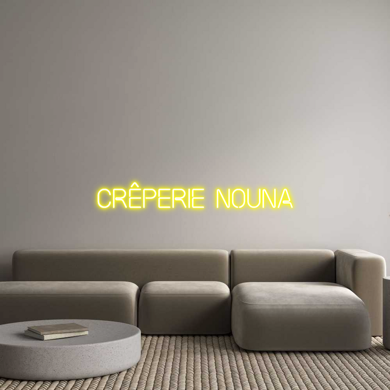 Custom Neon: CRÊPERIE Nouna