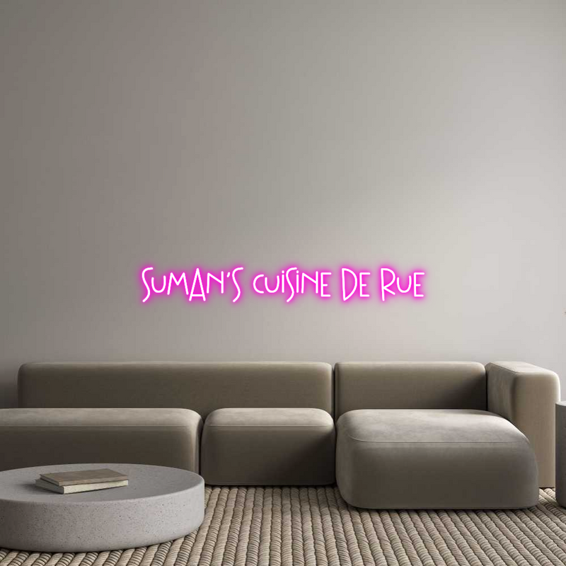 Custom Neon: SUMAN's Cuisi...
