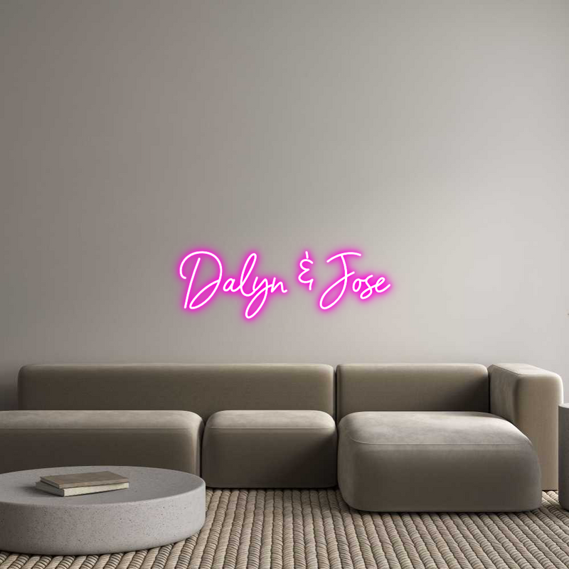 Custom Neon: Dalyn & Jose