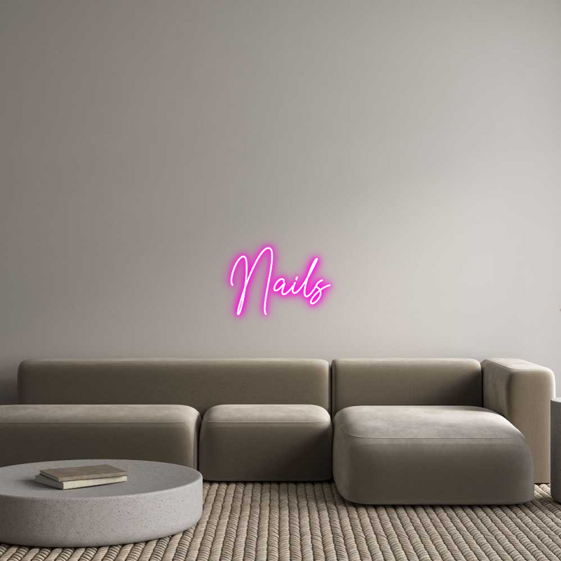 Custom Neon: Nails