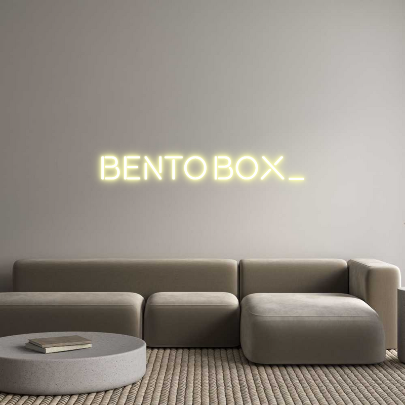Custom Neon: BENTO BOX _
