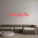 Custom Neon: Pizza By Fire