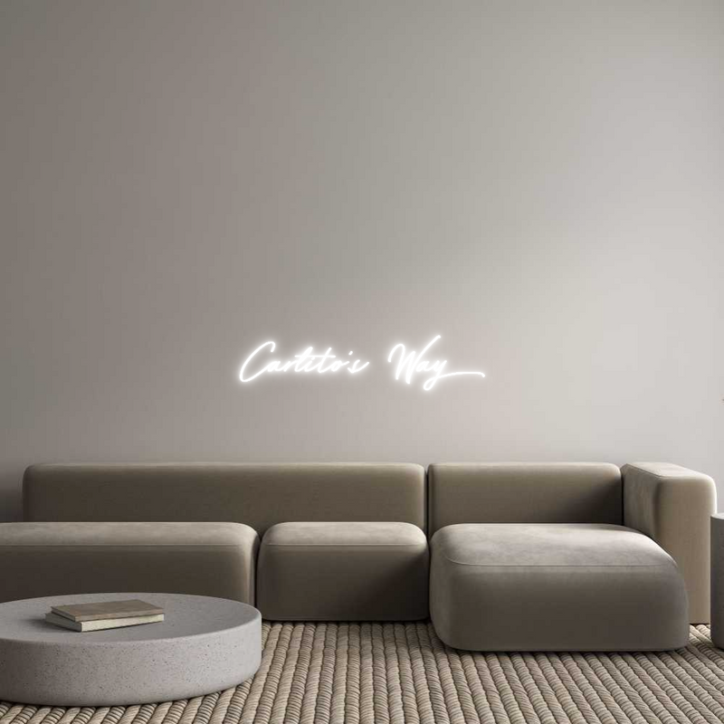 Custom Neon: Carlito's Way