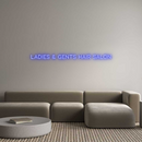 Custom Neon: LADIES & GENT...