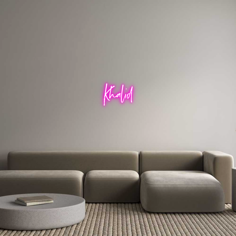 Custom Neon: Khalid