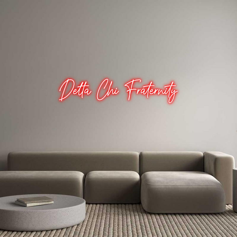 Custom Neon: Delta Chi Fra...