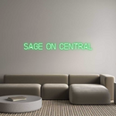 Custom Neon: Sage On Central