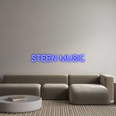 Custom Neon: STEEN  MUSIC