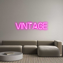 Custom Neon: Vintage