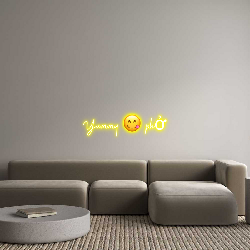 Custom Neon: Yummy 😋 phở