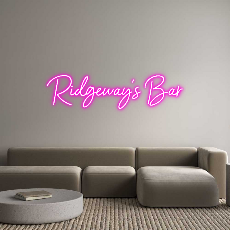 Custom Neon: Ridgeway’s Bar