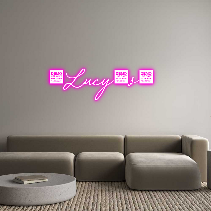 Custom Neon: “Lucy’s”