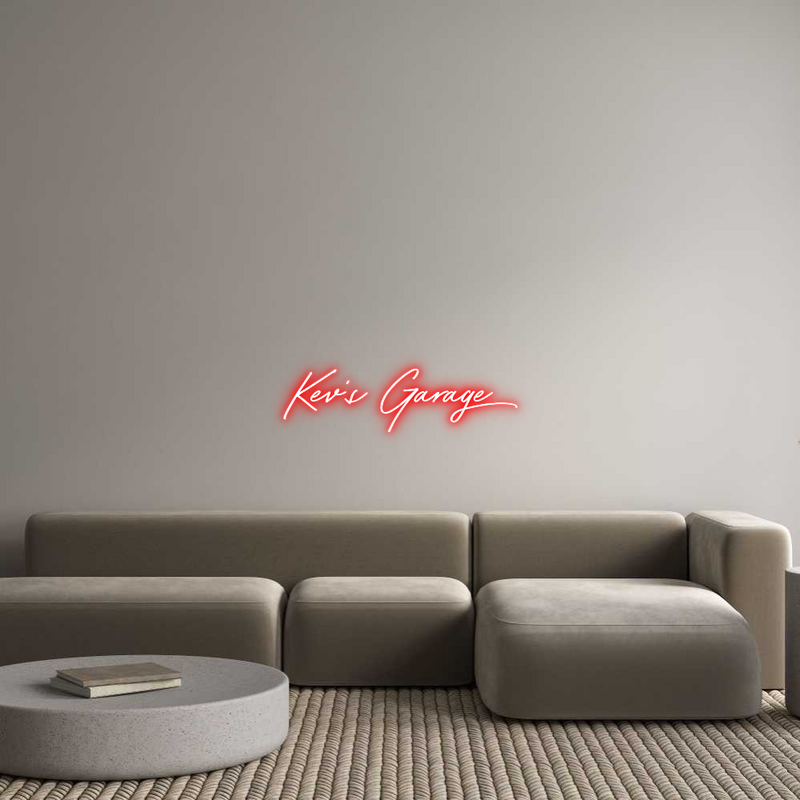 Custom Neon: Kev’s Garage