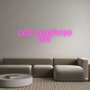 Custom Neon: COLE & COURTN...