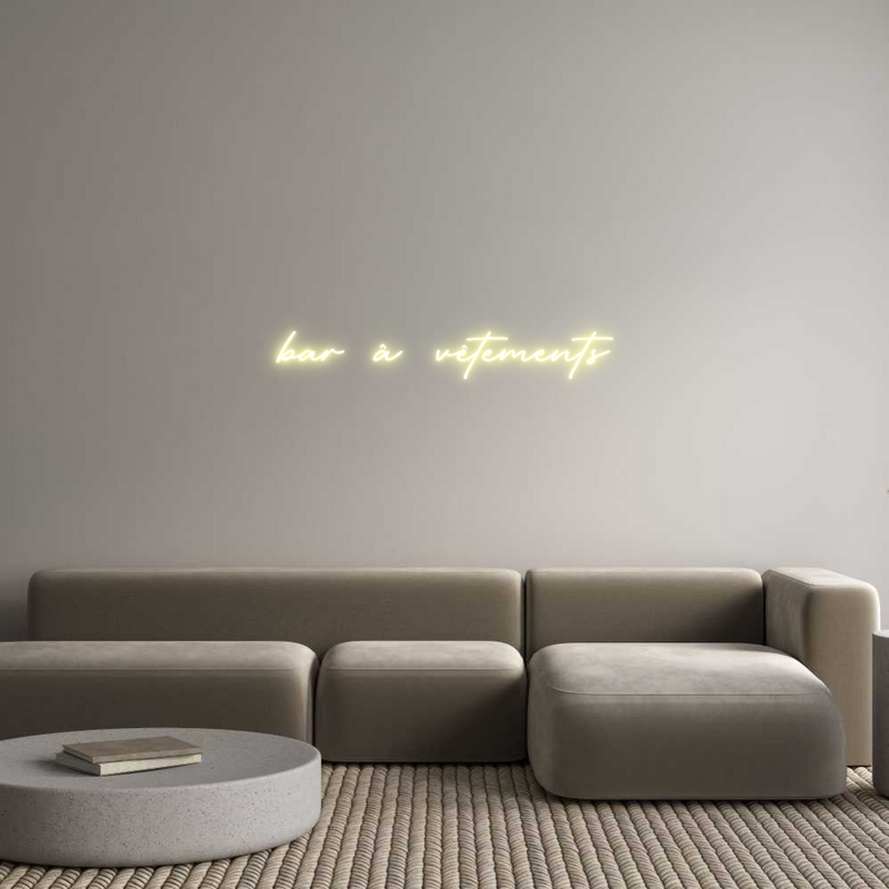 Custom Neon: bar â vêtements