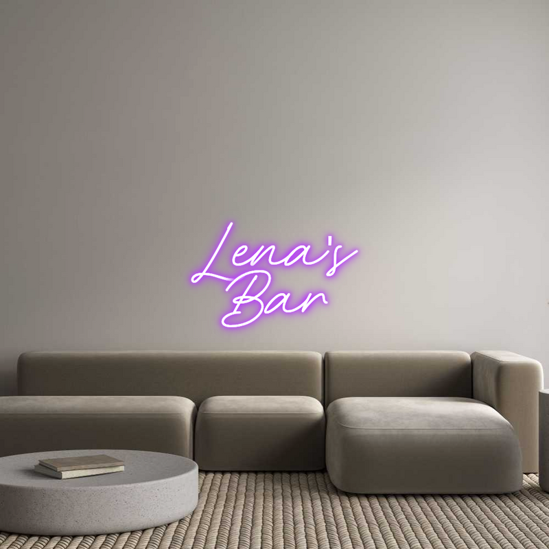 Custom Neon: Lena's
Bar