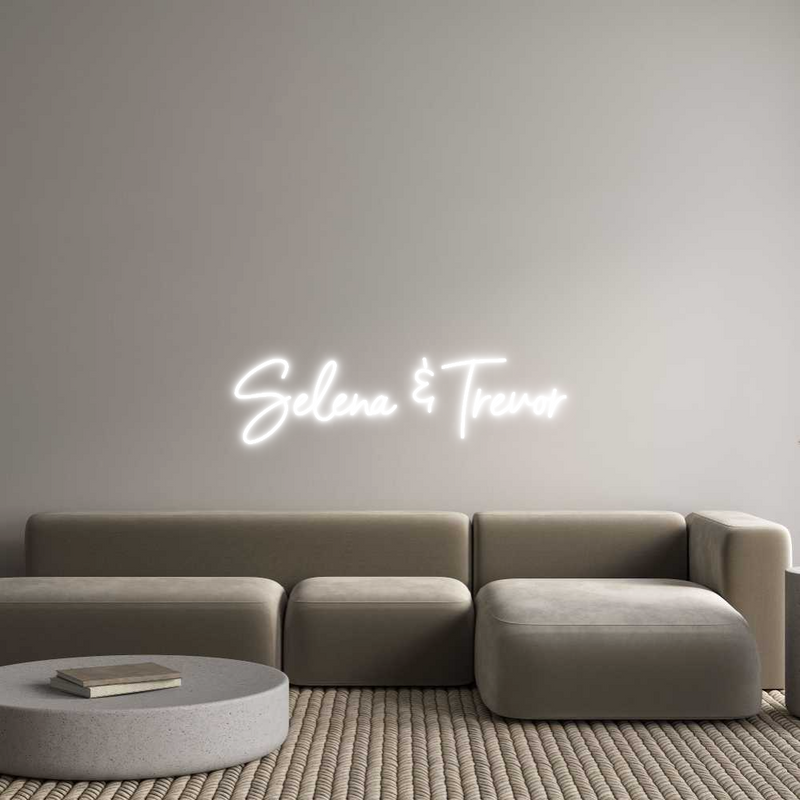 Custom Neon: Selena & Trevor