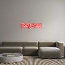 Custom Neon: Food Zone
