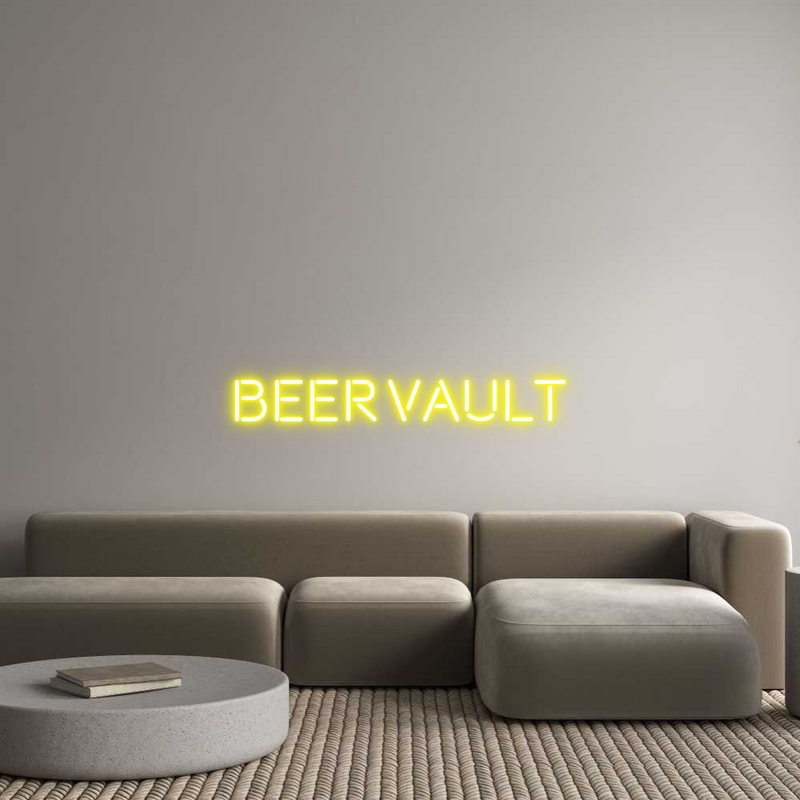 Custom Neon: BEER VAULT