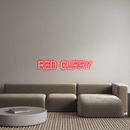 Custom Neon: Red curry