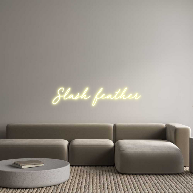 Custom Neon: Slash feather